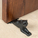 HOMESCAPES Heavyweight Cast Iron Dog Door Stop
