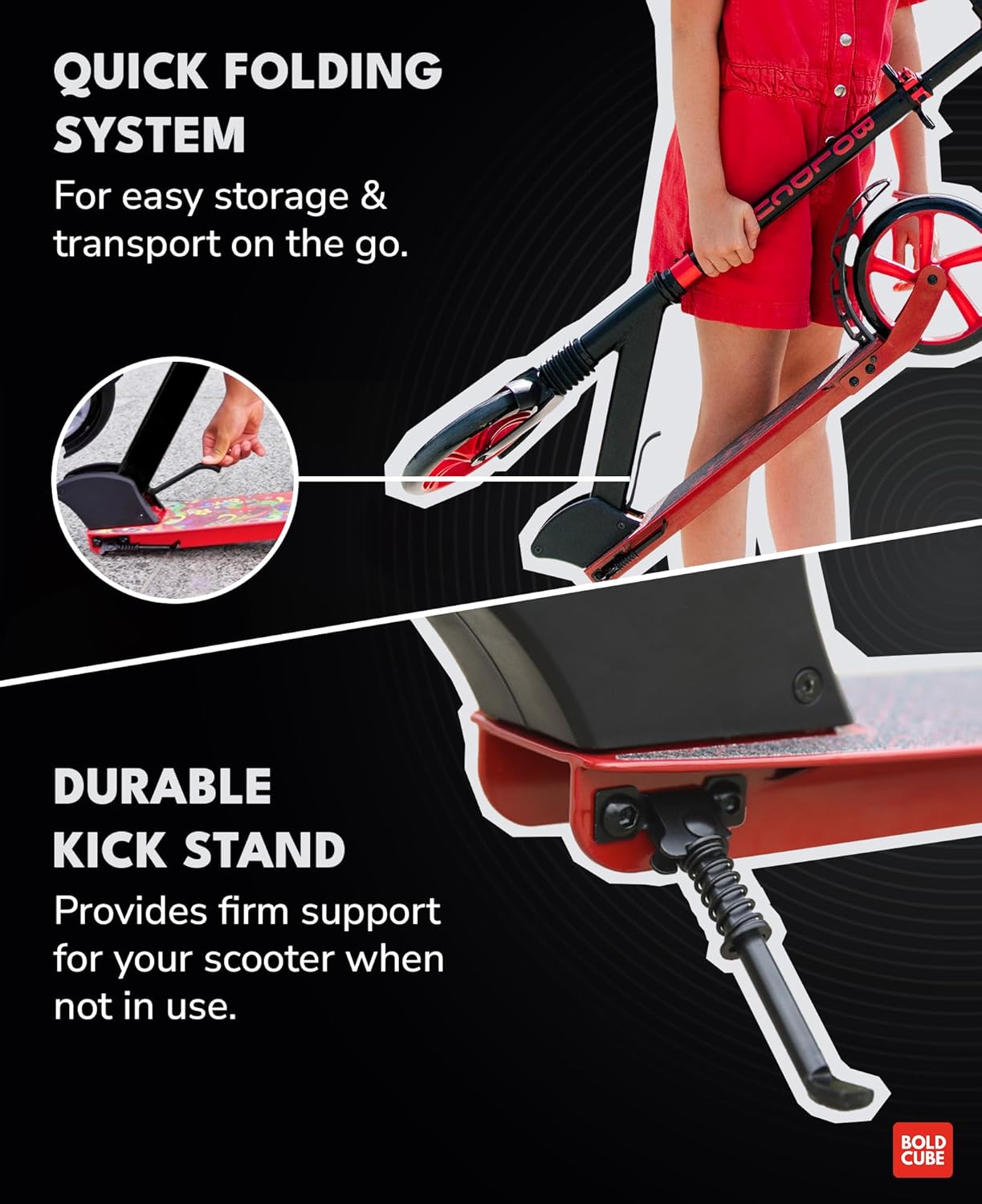 Big 2 Wheel Scooter | Charcoal