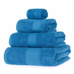 Turkish Cotton 500gsm Towel | Set-of-4 | Cobalt Blue