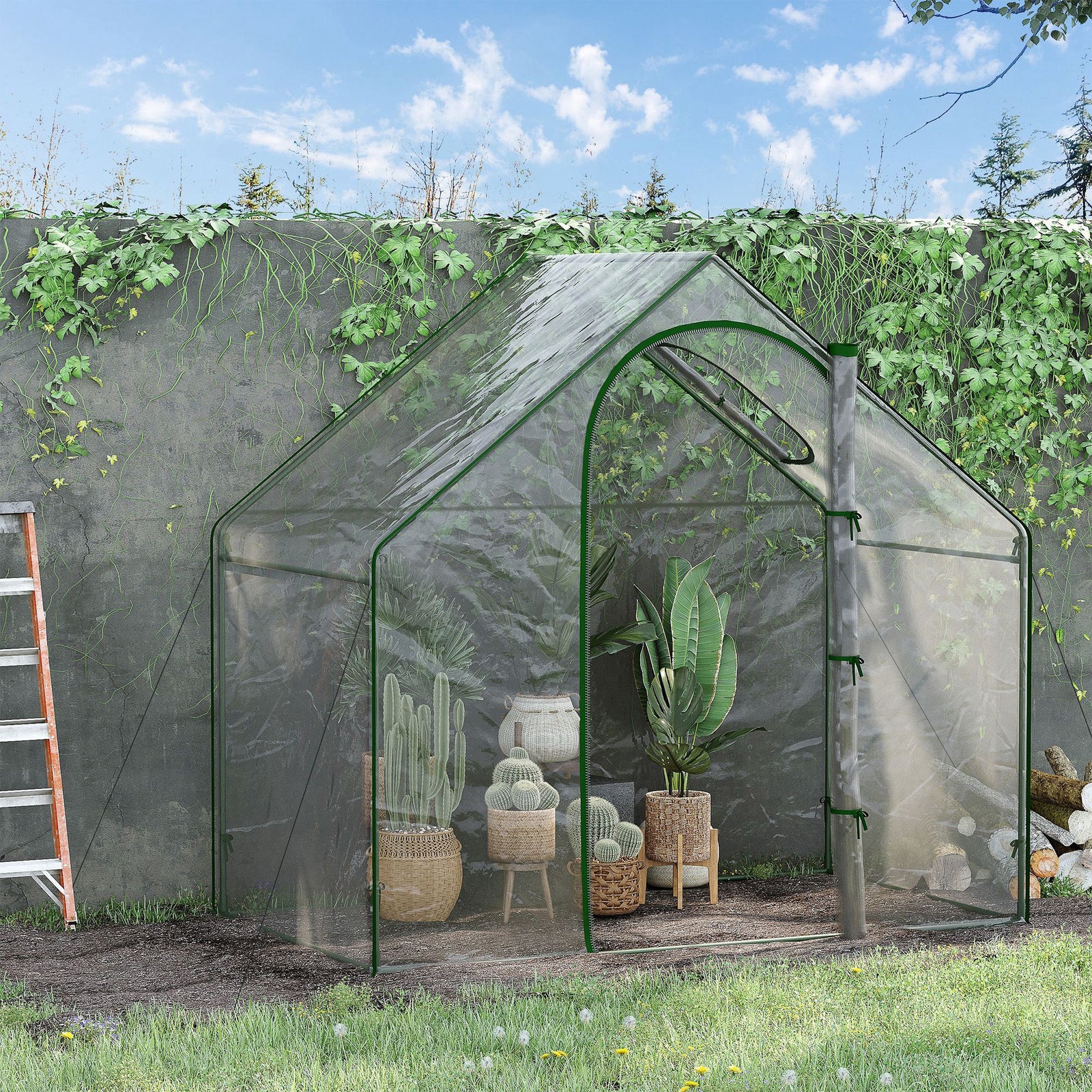 Portable Pvc Greenhouse 1.8x1x1.68m