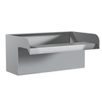 0.2-0.4m Back Entry Stainless Steel Water Blade-6cm Spout Width | Small | Silver