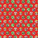 Super Mario Bros Super Mario Bros Super Mario Gift Wrap Roll 2m Official Product