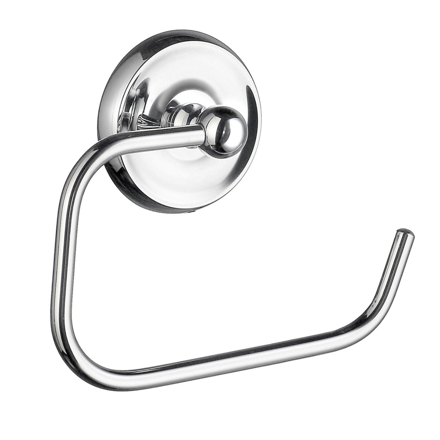 Wall Mounted Toilet Roll Holder For Bathroom Toilet Paper | Polished Chrome