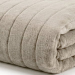 Hockley Faux Fur Throw | 130cm x 150cm | Natural
