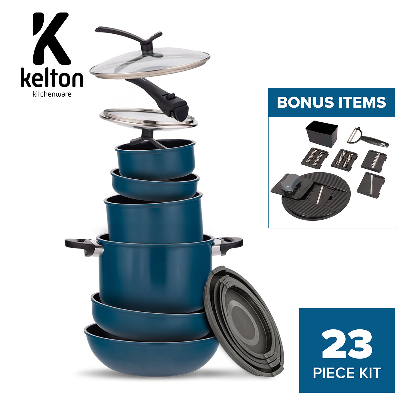 23 Piece Pan And Prep System