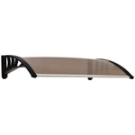 Outdoor Window Door Canopy, Uv Resistant | Small | Brown