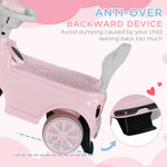 Ride On Car Foot To Floor Sliding Car W/ Air Horn | Pink