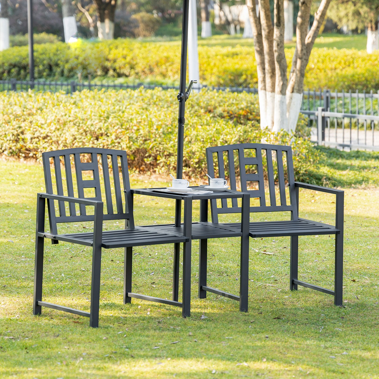 Tete-a-tete Chair 2-seater W/ Table