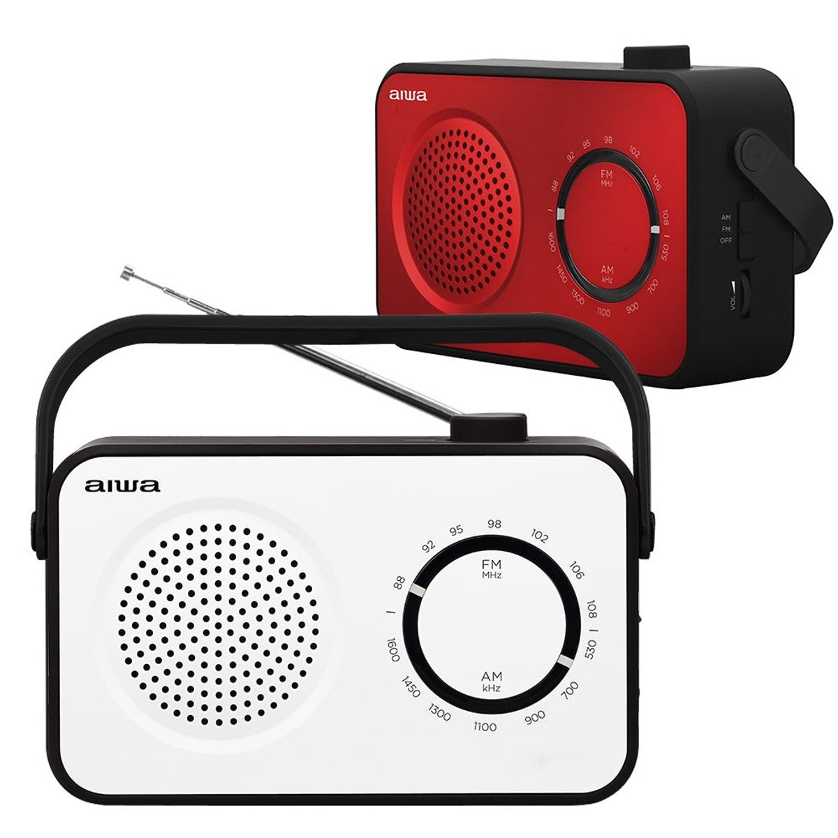 R-190 Portable Analogue Radio With Am/fm | Red