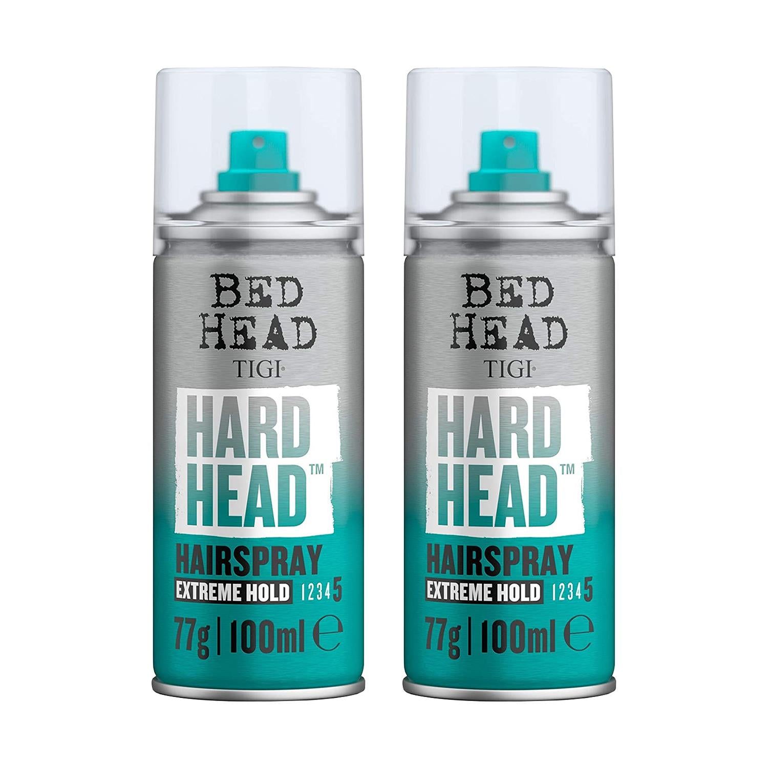 TIGI Hard Head Hairspray For Long-lasting Extreme Hold 100 Ml, 2pack