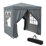 2mx2m Pop Up Gazebo Party Tent Canopy Marquee W/ Storage Bag
