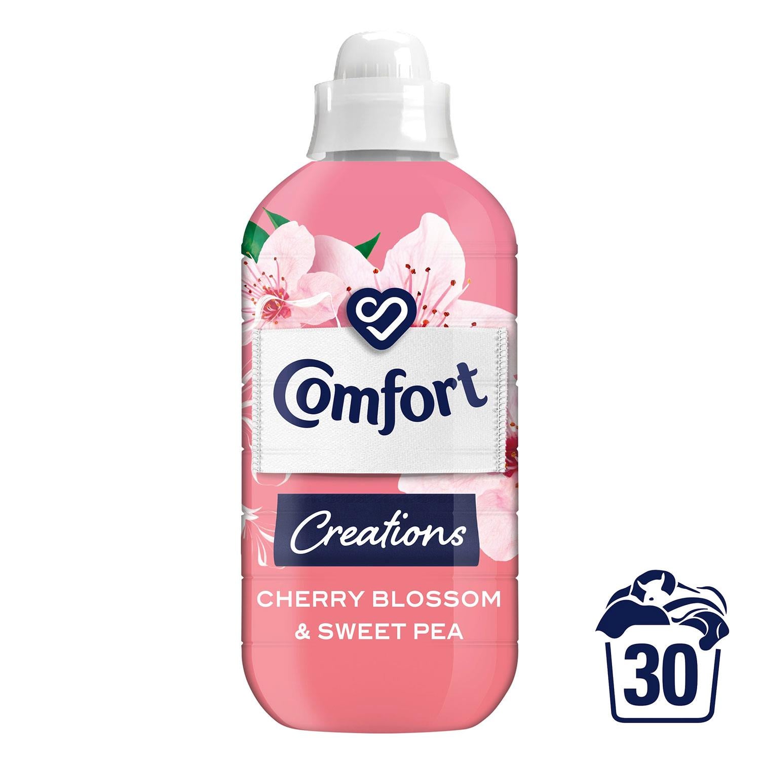 Fabric Conditioner Cherry Blossom & Sweet Pea 900ml 30 Washes | Set of 2