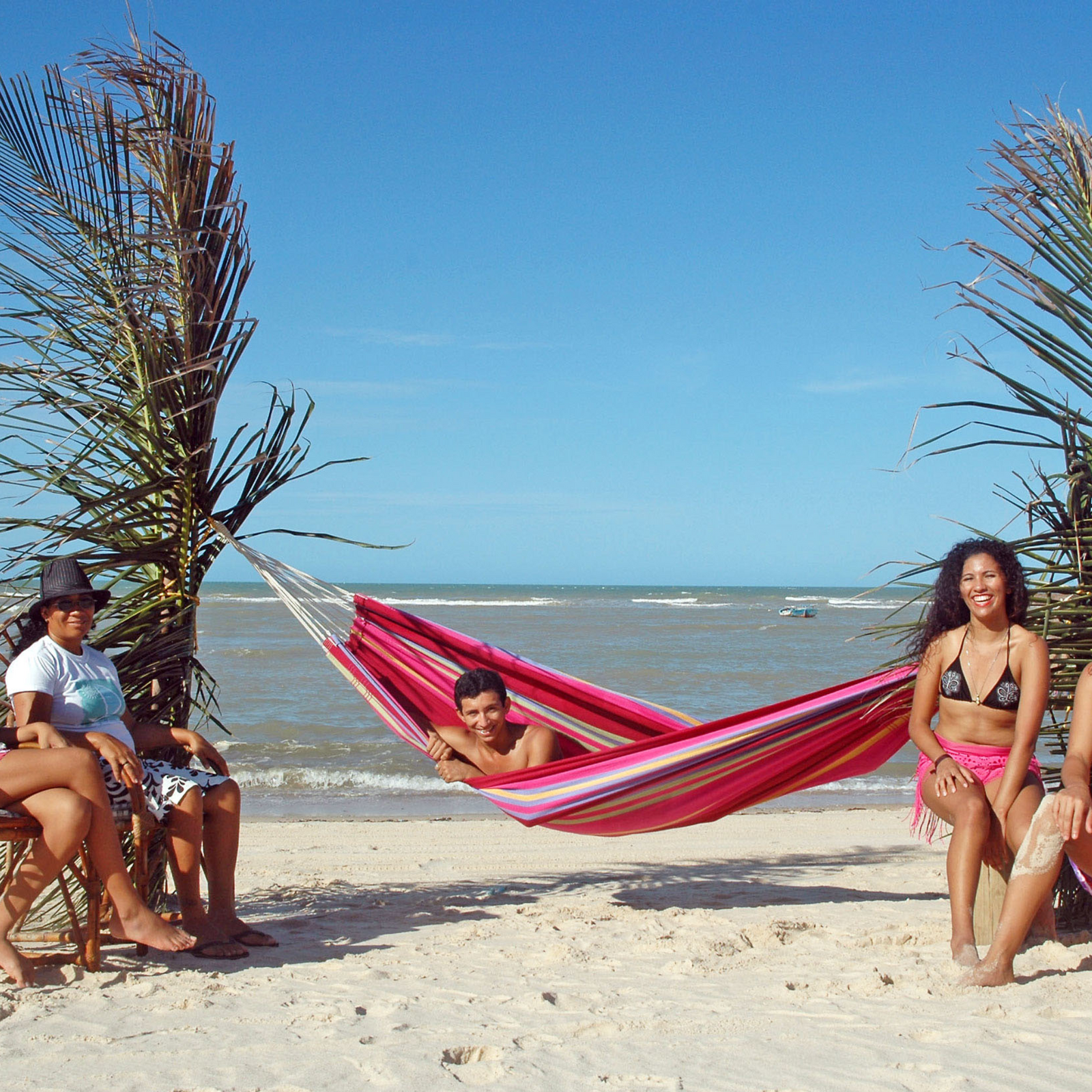 Barbados Natura Double Cotton Traditional Garden Hammock With Bag