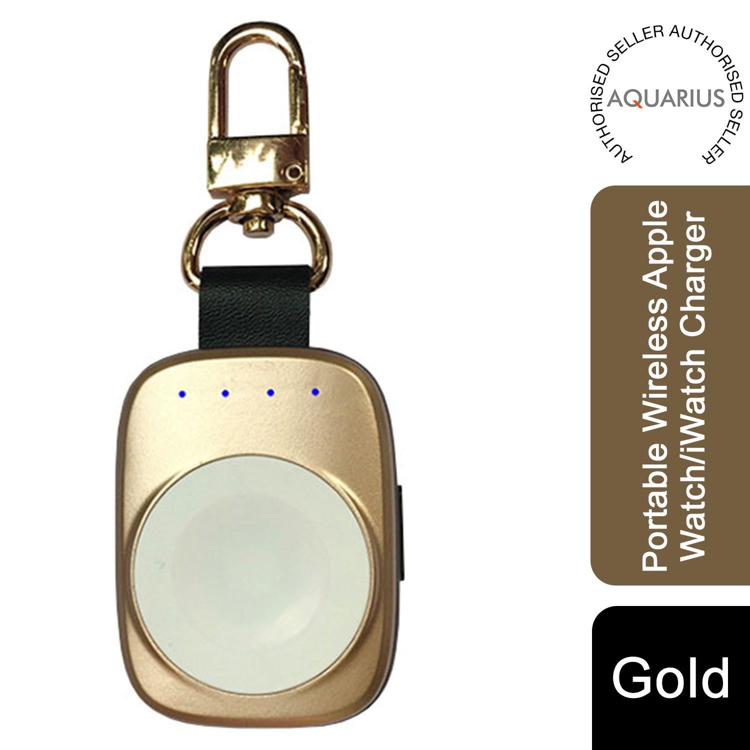 Portable Wireless Apple Watch/iwatch Charger Gold