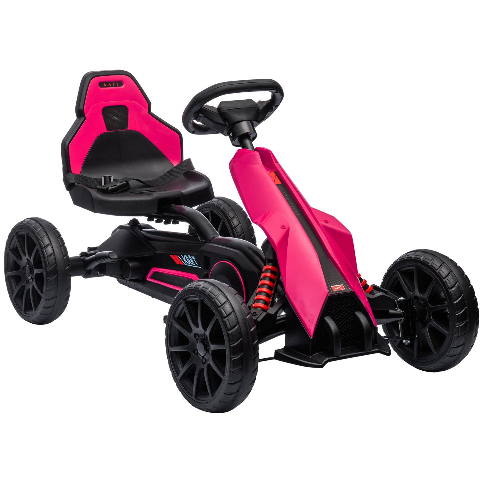 Pedal Go Kart W/eva Tyres, Handbrake | Pink