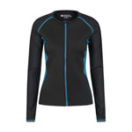 Womens/ladies Fistral Contrast Detail Rash Top | 14 UK | Blue