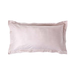 Egyptian Cotton Satin Stripe Oxford Pillowcase 330 Tc | King Pillow Case | Dusky Pink