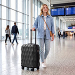 Suitcase, Hard Shell Carry On Luggage With Tsa Lock | 41l | Black