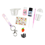 Strawberry Bubble Tea Bag Charm Kit