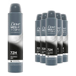 Antiperspirant Men+care Advanced Invisible Dry 72h Protection Deo, 6x 200ml
