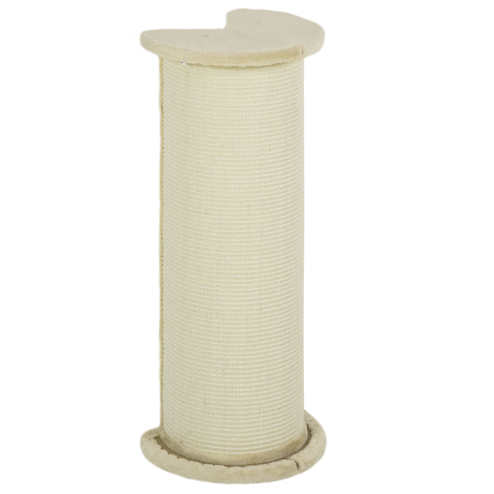 85cm Tall Cat Scratching Post For Indoor Corner Use - Beige