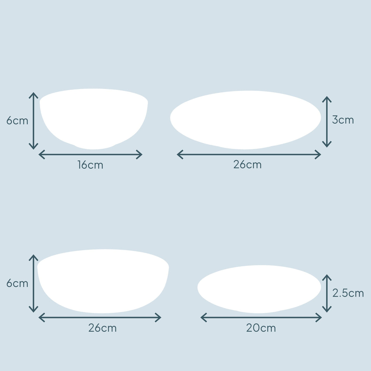 Nordic Stoneware Dinner Set | 16 Piece | Grey