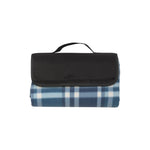 Fleece Checked Picnic Mat | One Size | Blue