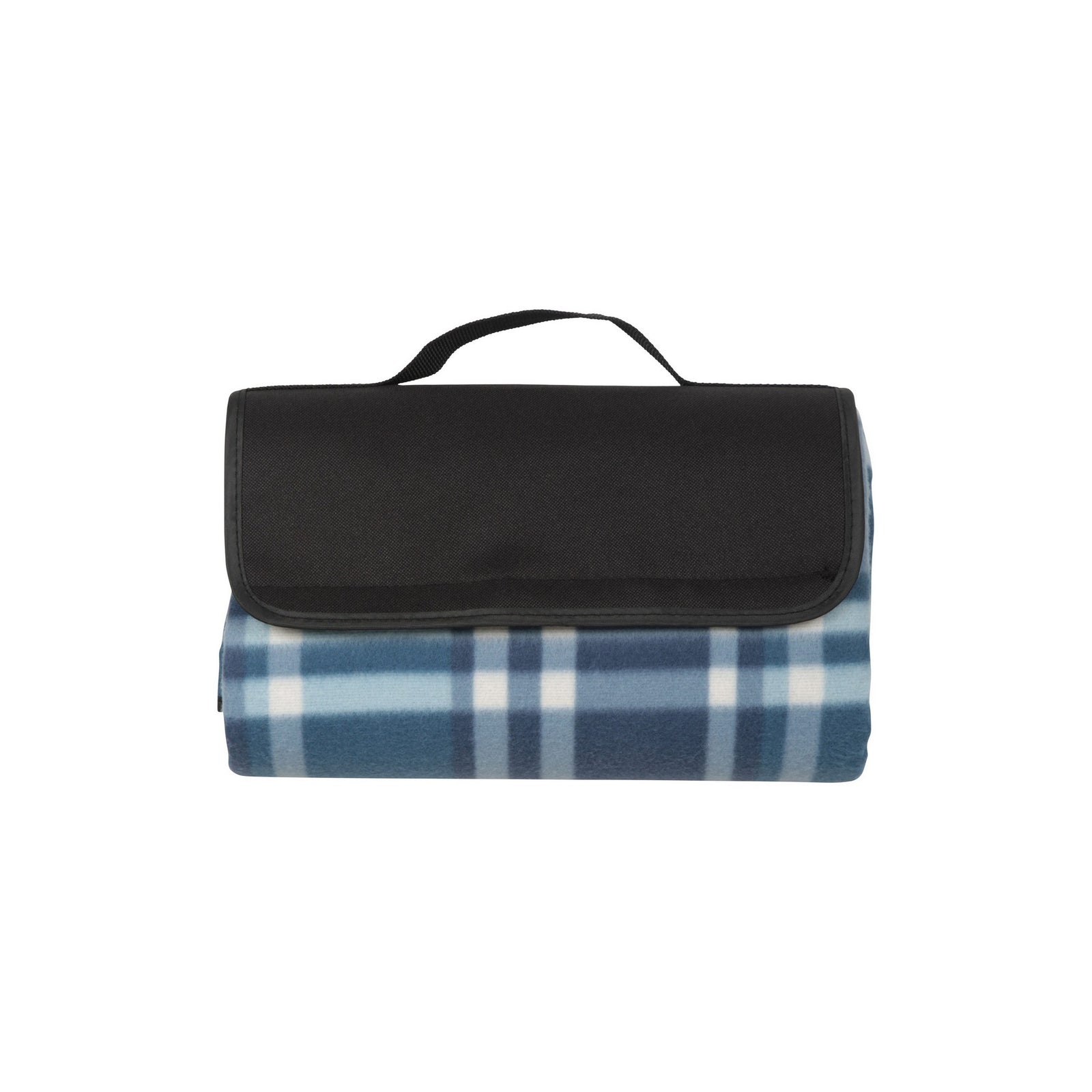 Fleece Checked Picnic Mat | One Size | Blue