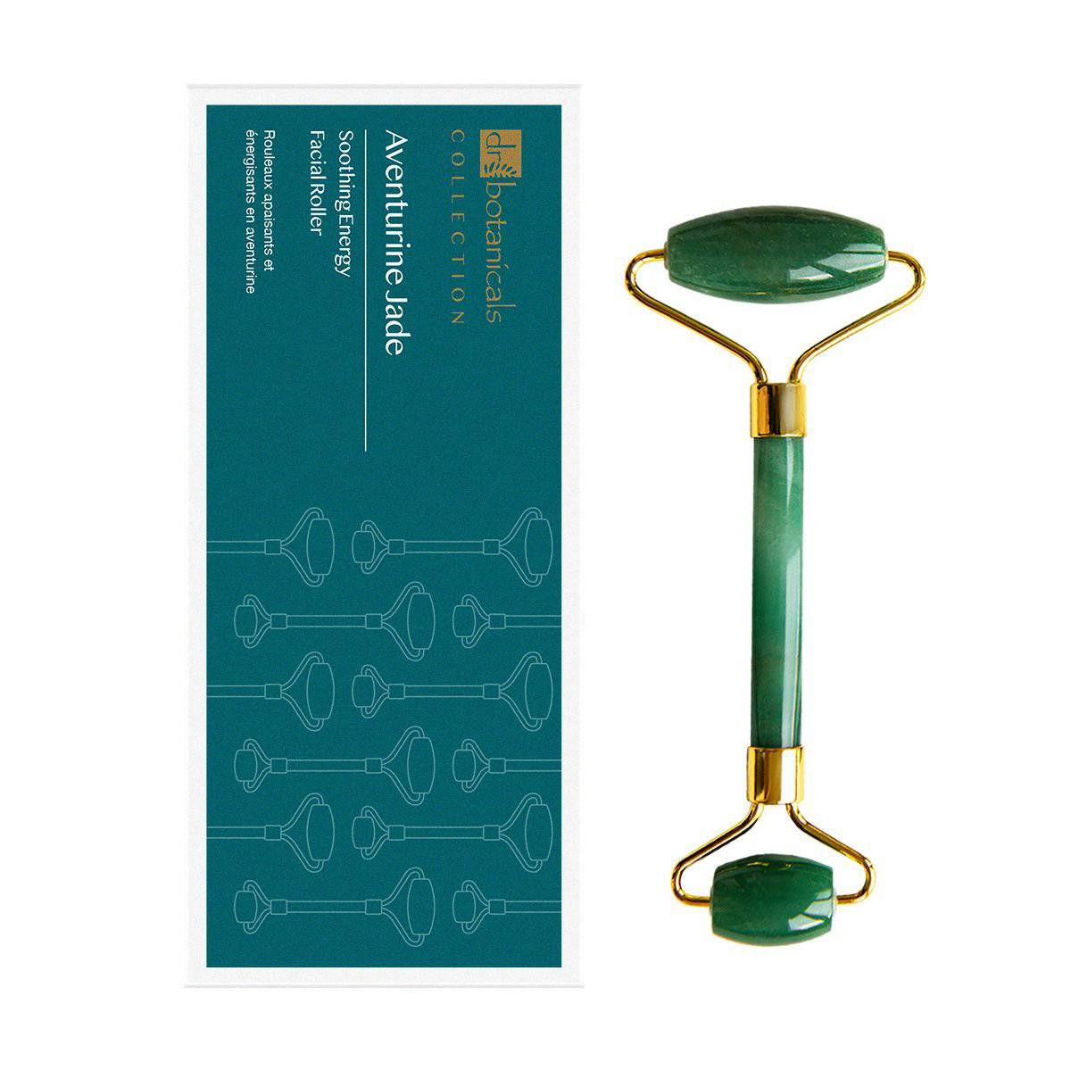 Aventurine Jade Soothing Energy Facial Rollers (gold Handle)