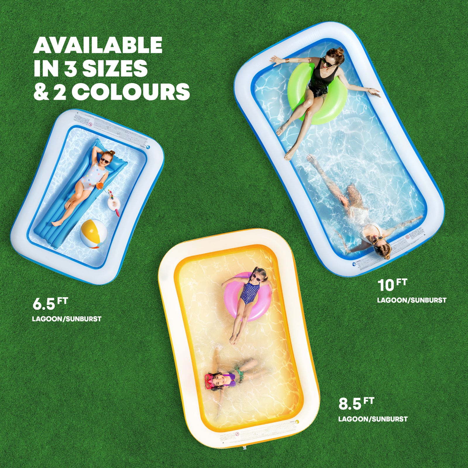 Lagoon Inflatable Paddling Pool - 10ft