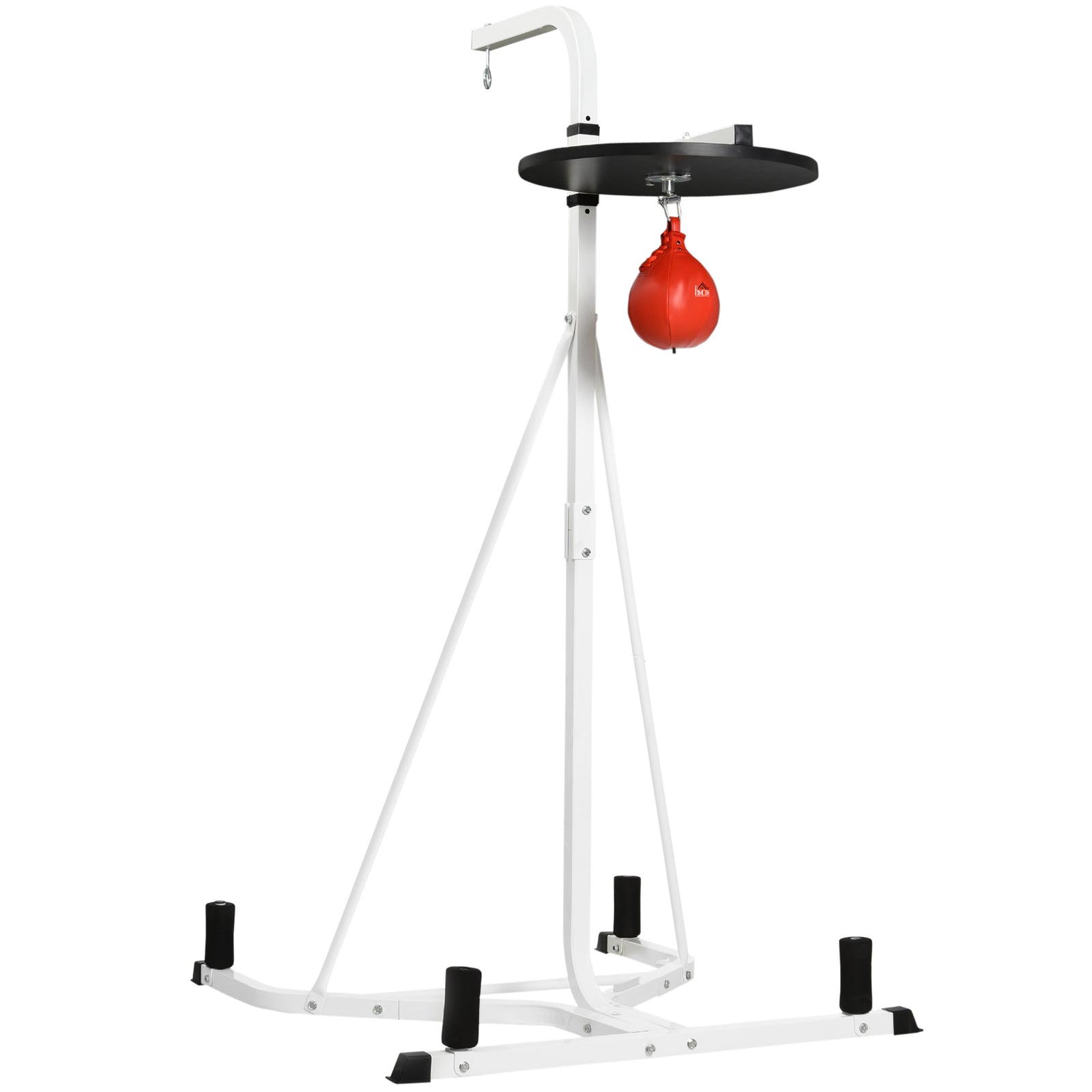 Free-standing Adjustable Speed Bag Platform | White
