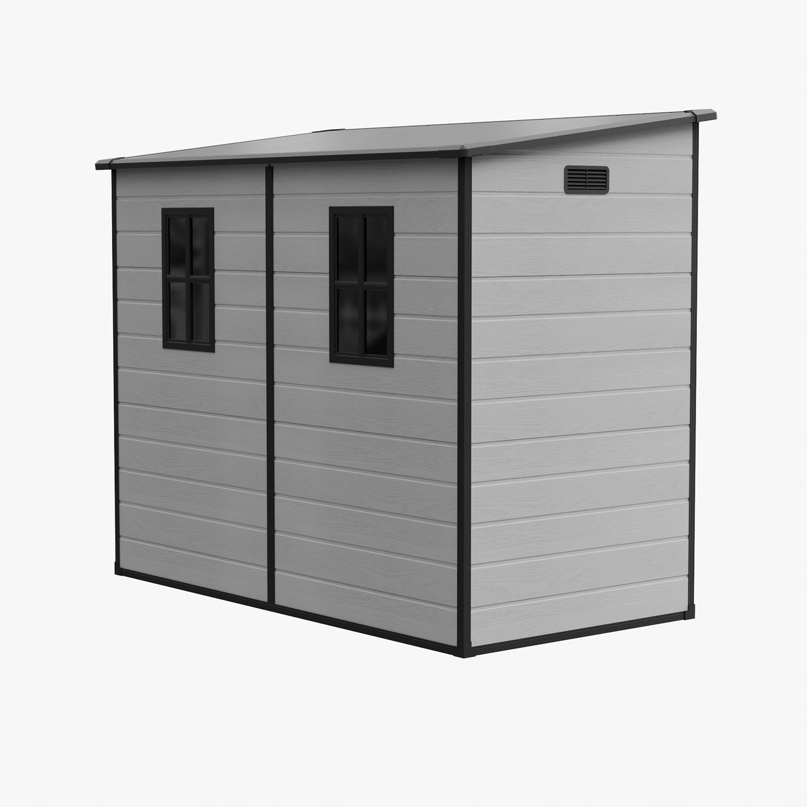 Breeins 8 X 4ft Outdoor Garden Pent Roof Tool Storage Shed