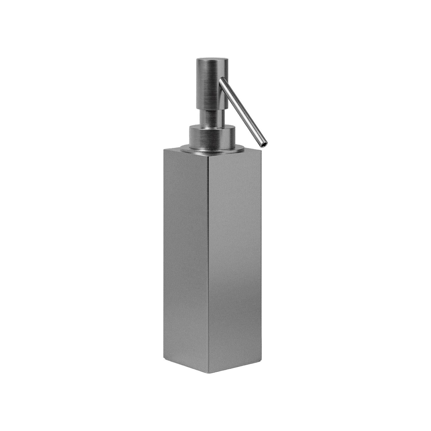 Soap Dispenser, 125ml Capacity Siver Gloss Freestanding Collection Metric