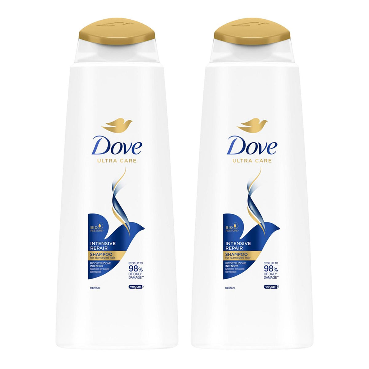 Ultra Care Shampoo - Intensive Repair, Bio Restore Technology | Set of 2