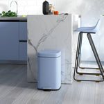 12/20l Kitchen Pedal Bin Metal Rubbish Bin Soft-close Lid | Large | Light Blue