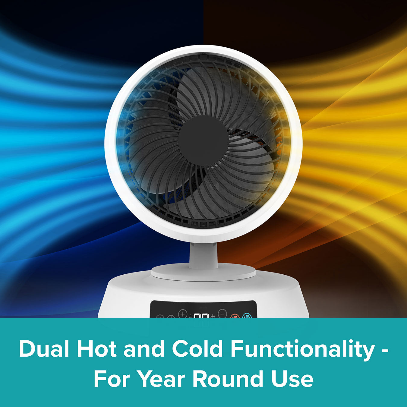 Dual Breeze All Season Hot + Cold Fan & Heater
