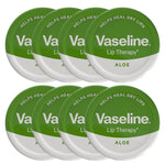 Lip Therapy Petroleum Jelly, Aloe Vera 20gm Hydrating Lip Balm | Set of 8 | Clear