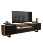 Blackridge Tv Unit 200cm - Fluted Design | Oak