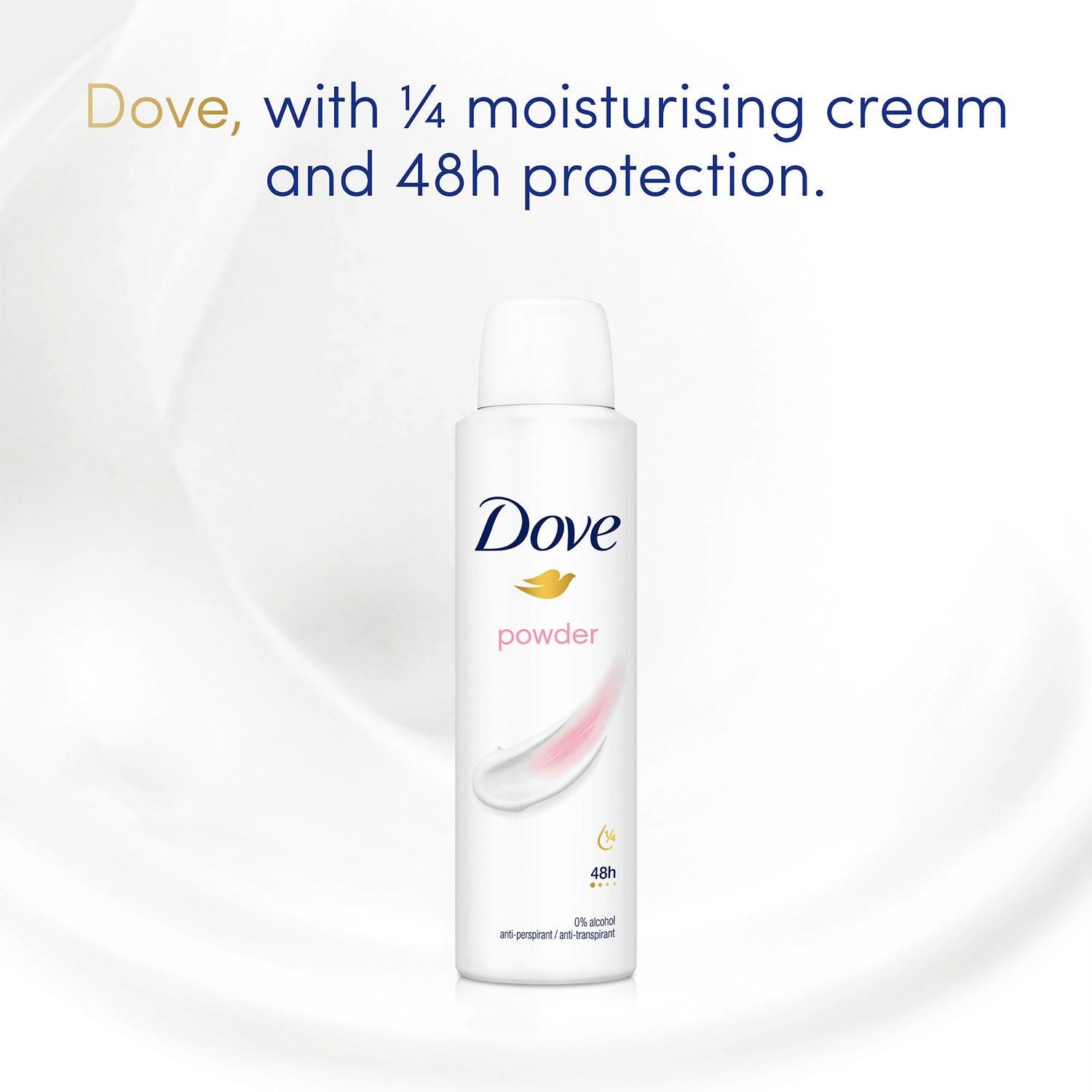 Powder Anti-perspirant With 48h Sweat Protection Deo For Women 150ml, 6pk
