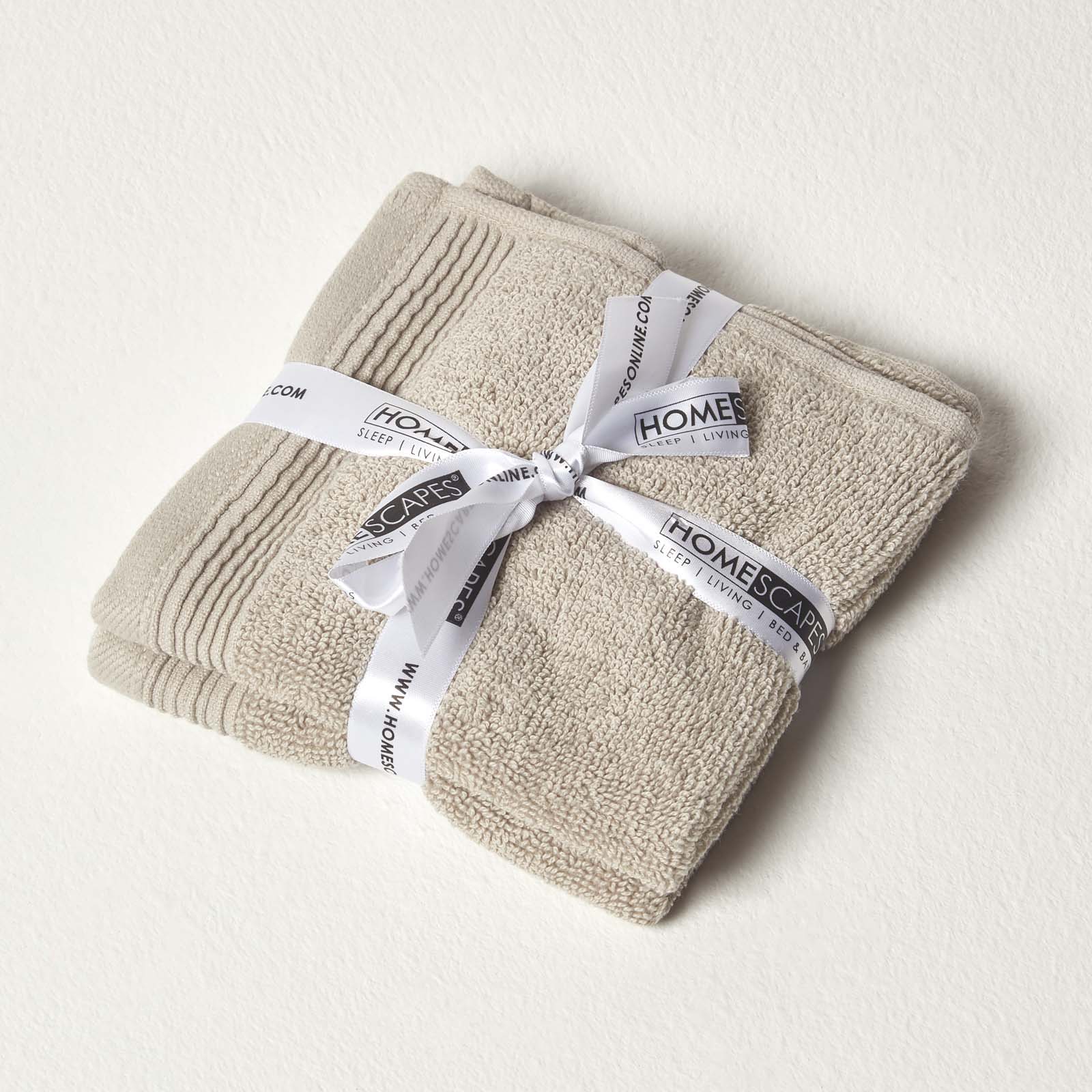 100% Combed Egyptian Cotton 700 Gsm Towels | Face Towel | Taupe