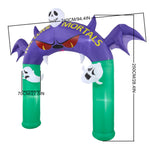 Breeins 8.2ft Halloween Inflatable Devil Archway Decoration With Built-in Lights