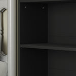 6 Tier Bookshelf, Freestanding Bookcase Adjustable Shelves | One Size | Black