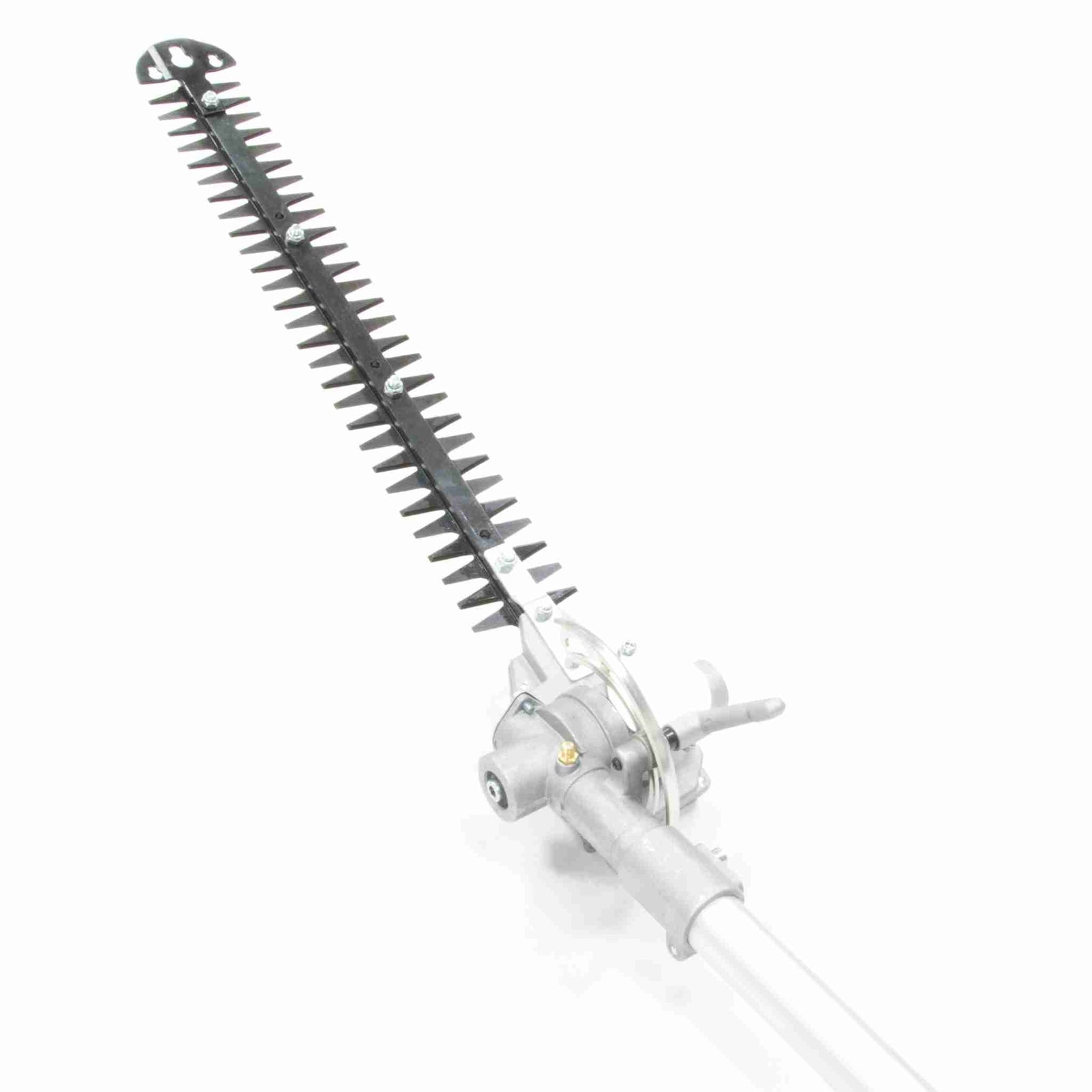 26cc Petrol Long-reach Hedge Trimmer 42cm Dual-action Blade 2.3m Reach