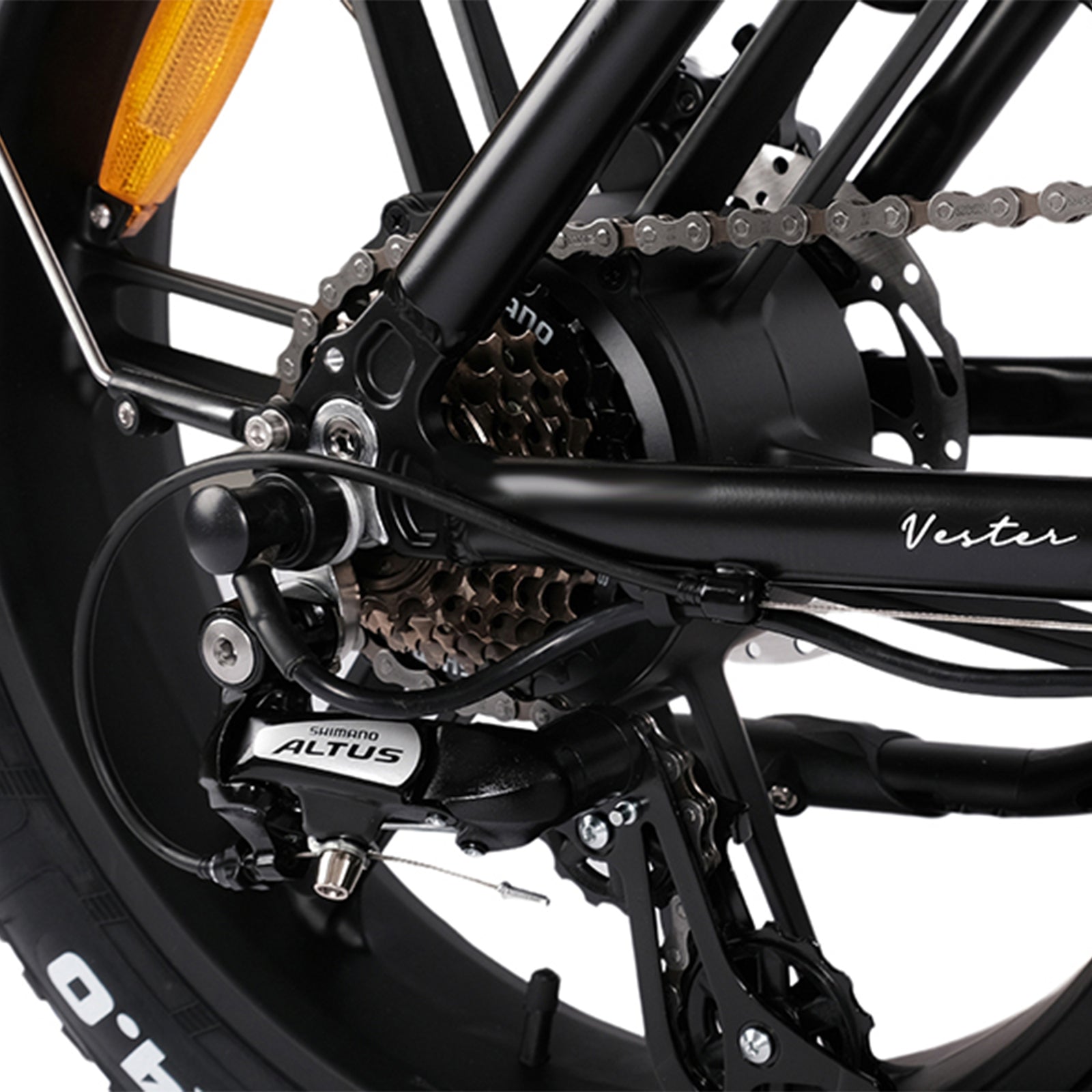 Vester Step 2026 - Folding Fat Tyre E-bike 48v 14ah | Black