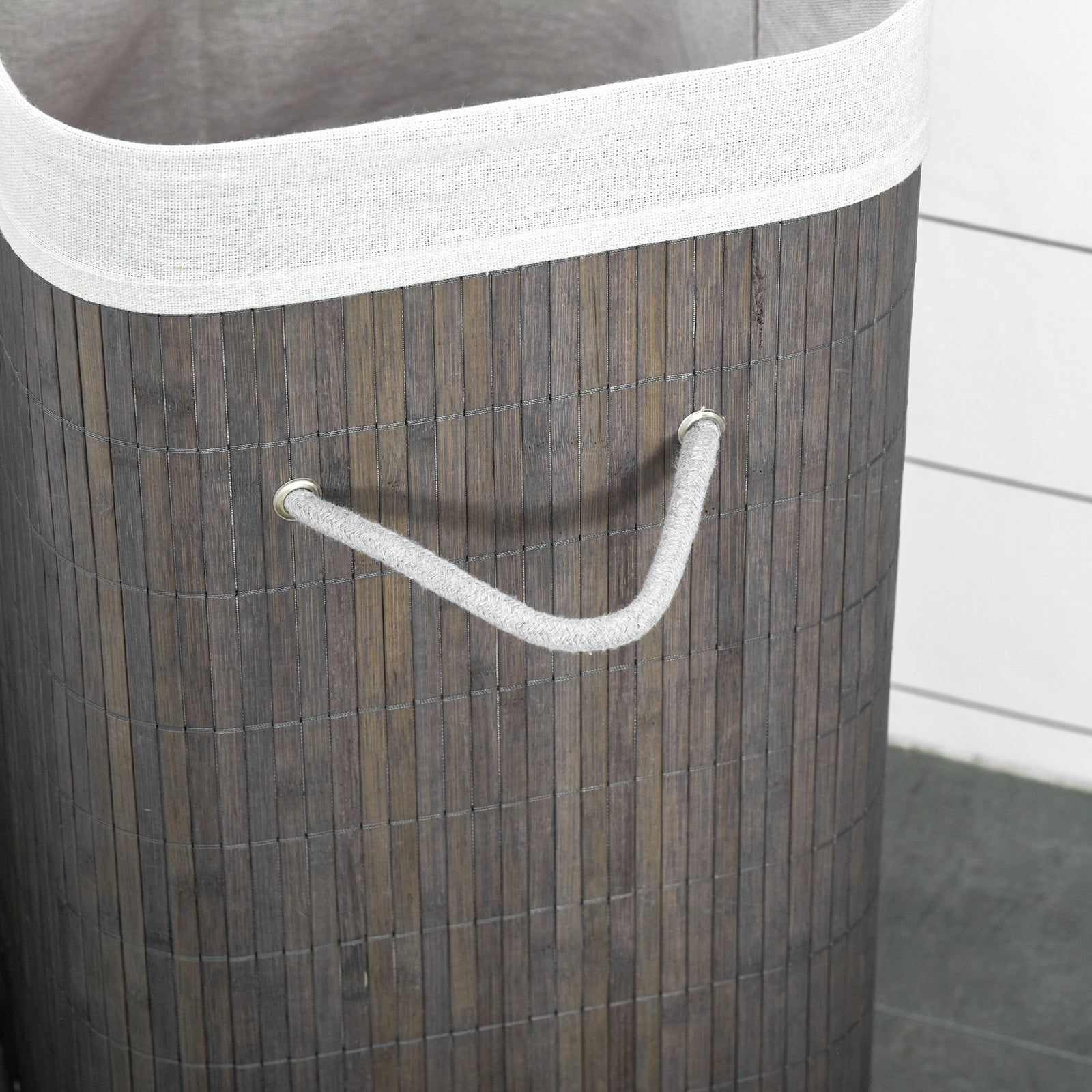 Collapsible Clothes Hamper With Lid Handles Removable Lining