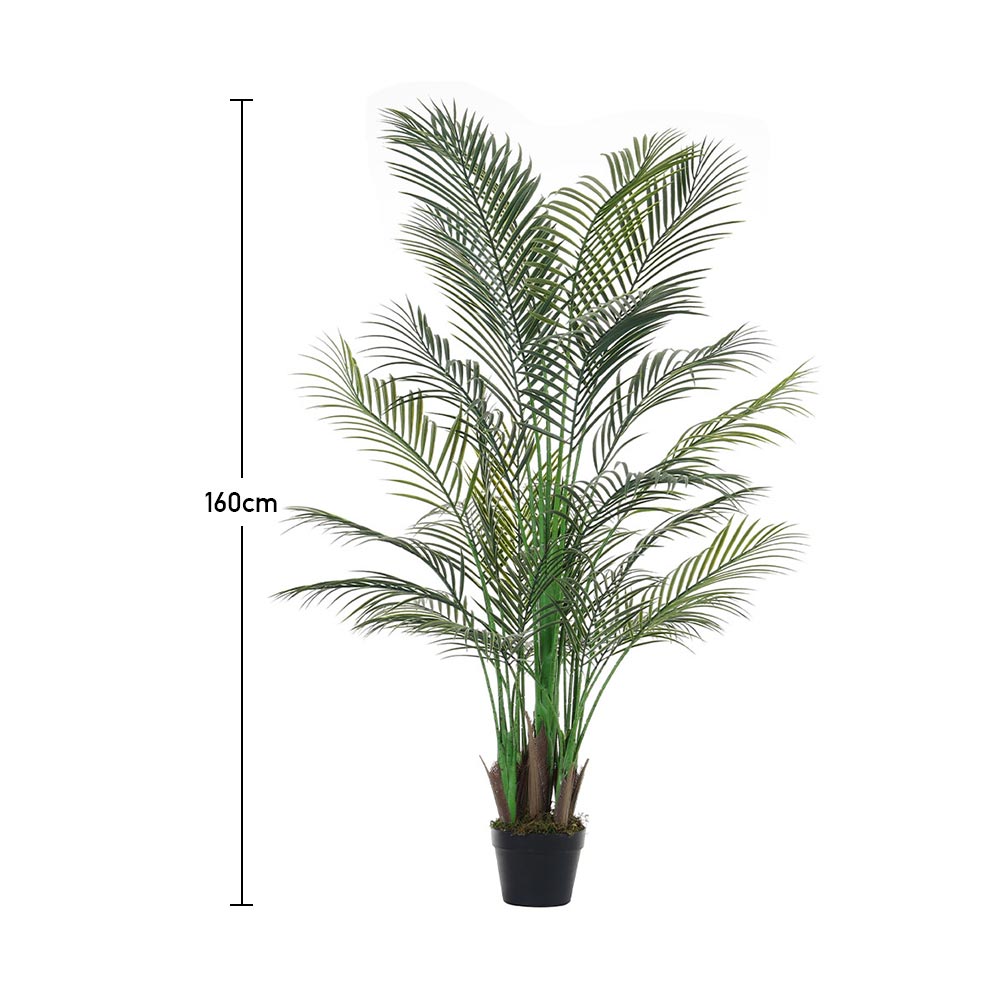 160cm H Artificial Tall Potted Palm Tree Indoor Outdoor Decor