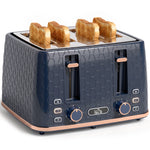 Toaster With 4 Slot, 7 Browning Levels, 1860w, Honeycomb