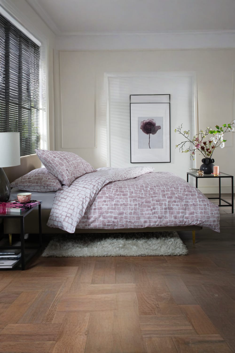 Tulle Extrasoft 100% Cotton Duvet Cover Set – Soft & Breathable Bedding | Single | Pink