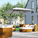 2.7x2.7m Cantilever Parasol W/ 360° Crank Handle Tilt