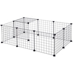 Diy Pet Playpen Metal Wire Fence Guinea Pig Small Animals Cage 12 Panel
